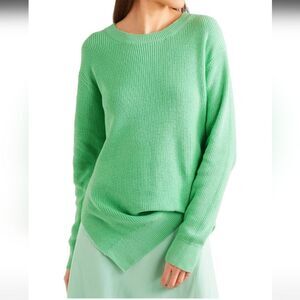Sies Marjan Sweater Sea Foam Crew Neck Asymmetric Size S